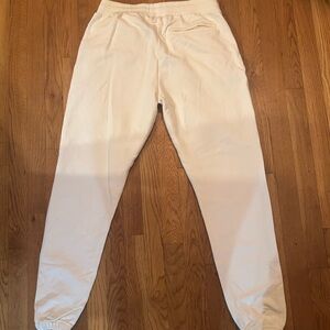 Men's White Sweatpants